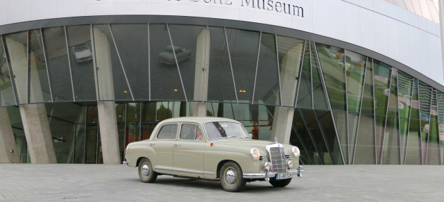Mercedes-Benz Classic & Mercedes-Fans.de Kundenaktion: Auf Zeitreise zur neuen Mercedes-Benz E-Klasse