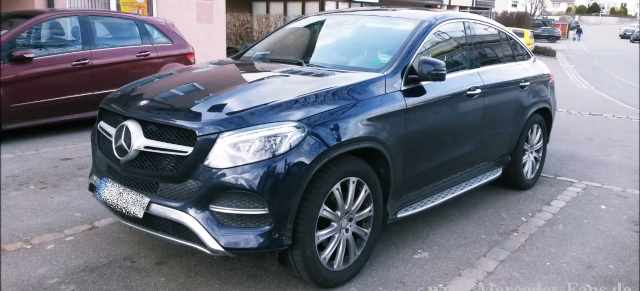 Street live: Mercedes-Benz GLE Coupé: Der Oberklasse-Crossover wurde im Verkehr gesichtet 