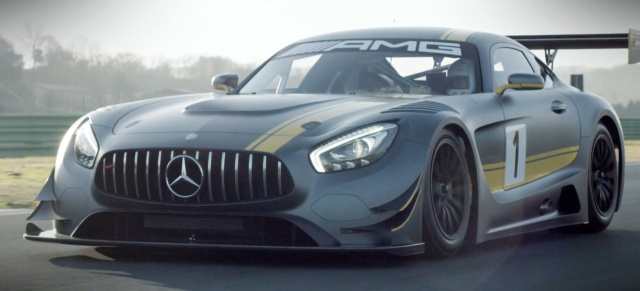 1. Trailer: Mercedes-AMG GT3: Der neue AMG-Kundensport-Bolide auf der Rennstrecke