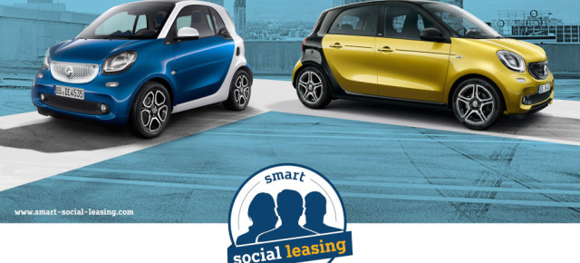 smart Vertrieb: Pilotprojekt „smart social leasing“: smart geht neue Wege beim Autokauf