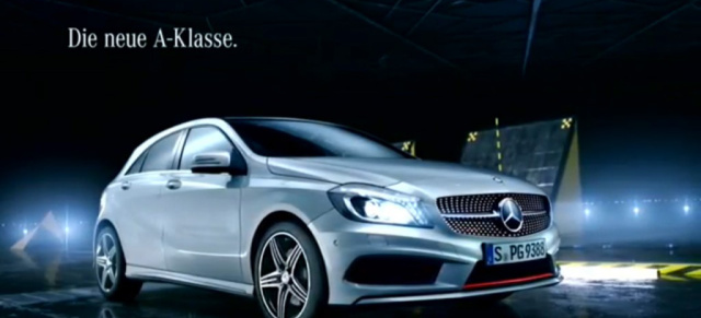 Neuer Fernseh-Star Teil 3: Mercedes A-Klasse TV-Spot "Performance": TV-Werbefilm für das neue Mercedes-Modell 