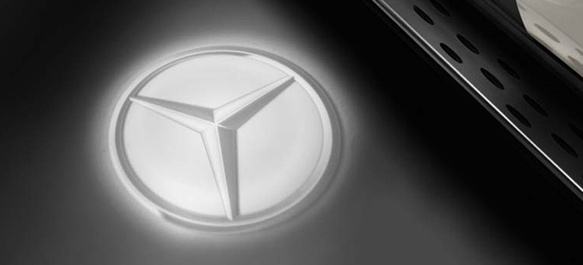 Neu im Kunzmann-Shop: LED Projektor Mercedes-Benz Stern