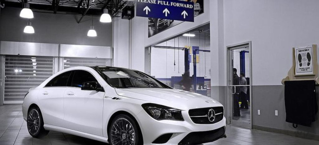 Fix und fertig: Mercedes CLA-Umbau mit wenigen Handgriffen: US Tuner D2 Autosport präsentiert einen schnellen Umzug" für das Mercedes Coupé