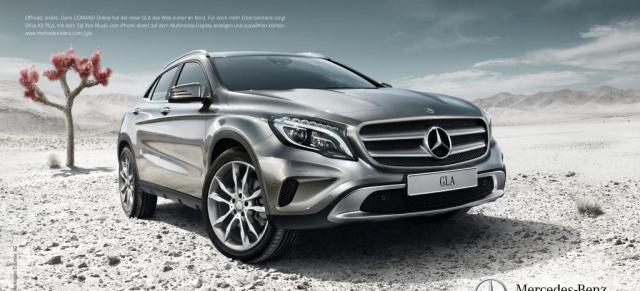 Kampagne zur Markteinführung des neuen Mercedes-Benz GLA: "Freiheit ist ansteckend"