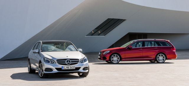 13facher Millionär:Absatzjubiläum der Mercedes-Benz E-Klasse: Weltweit über 13 Millionen E-Klasse Limousinen und TModelle an Kunden übergeben