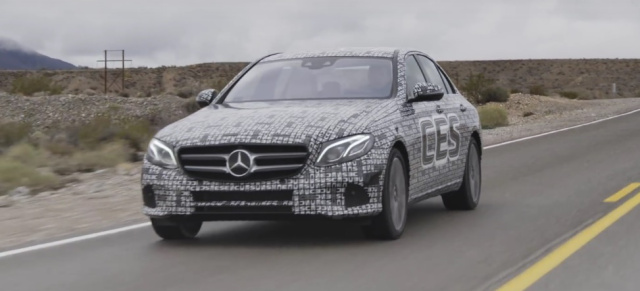Mercedes-Benz E-Klasse: Autonomes Fahren: Video Autonomes Fahren: Die neue E-Klasse W213 kann`s auch alleine