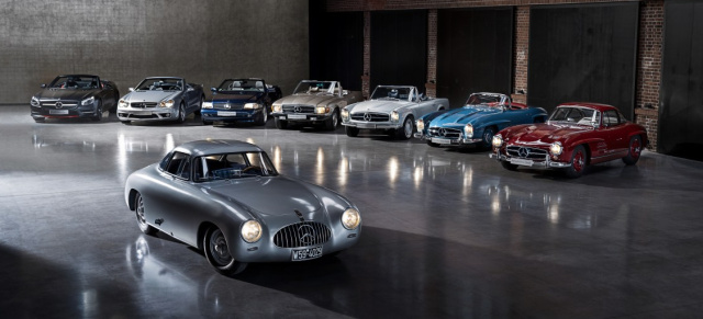 Sonderausstellung im Mercedes-Benz Museum: Faszination SL – seit 70 Jahren ein Traumwagen