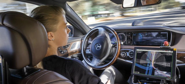 IAA 2015: Mercedes-Benz zeigt E-Klasse Concept: Neue Mittelklasse soll neue Features des autonomen Fahrens an Bord haben