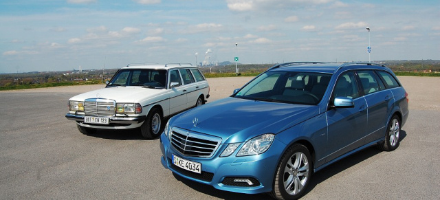 Mercedes E-Klasse T-Modell: Eleganz schafft sich Raum, die Zweite: Mercedes-Fans.de testet die Einstiegsversion 200 CGI - und das gleich als T-Modell