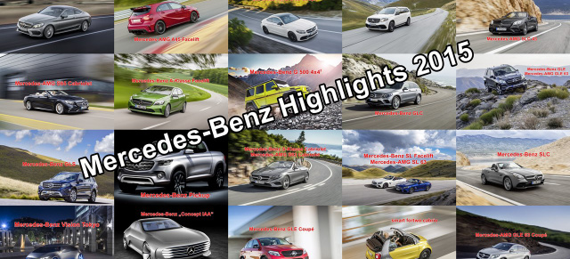 Sterne des Jahres: Mercedes-Benz Highlights 2015: Jahresrückblick: Das waren die neuen Superstars 2015