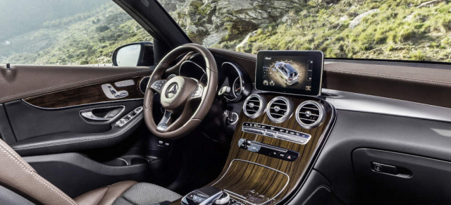 Mercedes-Benz GLC:  Liste der „10 Best Interiors 2016“: Ausgezeichnete innere Werte: Mercedes GLC hat das schönste Interieur