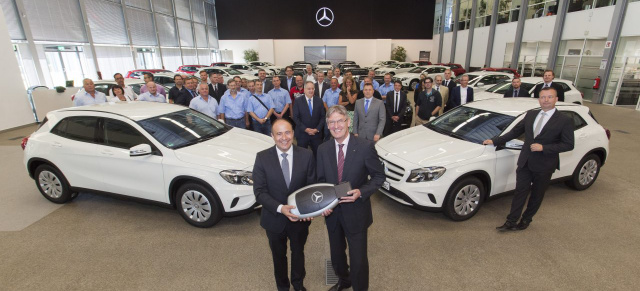 Mercedes GLA : ADAC übernimmt 76 GLA für Fahrsicherheits-Trainings 