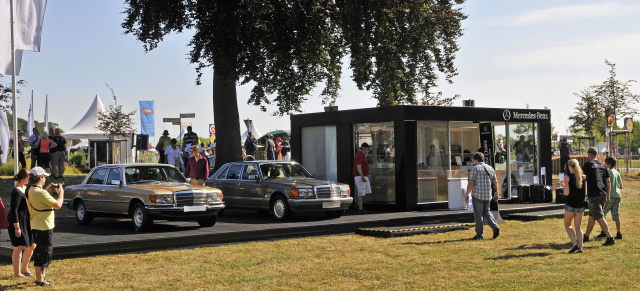 Luxuriöse Sportlichkeit zu Gast am mondänen Wasserschloss: Mercedes-Benz bei den Classic Days Schloss Dyck 2016