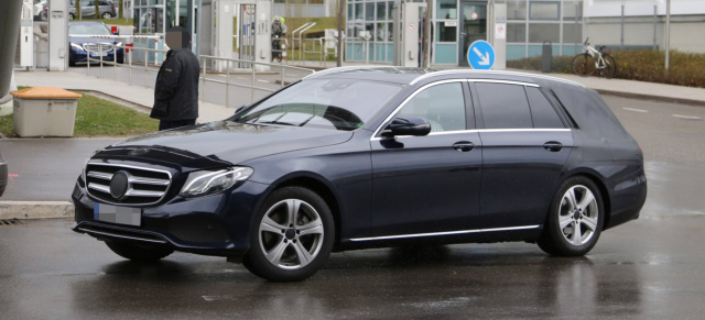 Erlkönig erwischt: Mercedes-Benz E-Klasse T-Modell: Spy shot: Aktuelle Bilder vom kommenden Mercedes E-Klasse Kombi S213