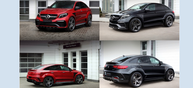 Mercedes-Benz GLE Coupé: Breitbau-Kit für das Sport-SUV: Rassig und russisch: Topcar-Performance-Zubehör für Mercedes GLE Coupé
