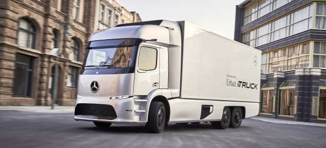 Mercedes-Elektro-Truck: Kleinserie Mercedes-Benz Urban eTruck mit Elektroantrieb startet 2017