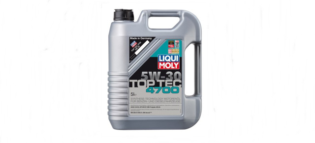 Motoröl mit Sixappeal für Mercedes: LIQUI MOLY Top Tec 4700 5W-30 : LIQUI MOLY erweitert Produktlinien Top Tec  für Mercedes-Benz 