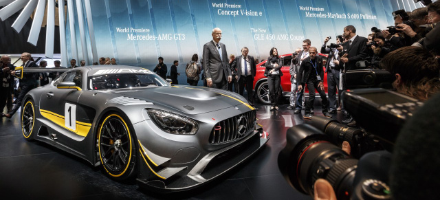 Mercedes-Benz & smart auf dem Auto Salon Genf 2015: Mercedes-Benz zeigt vier Weltpremieren