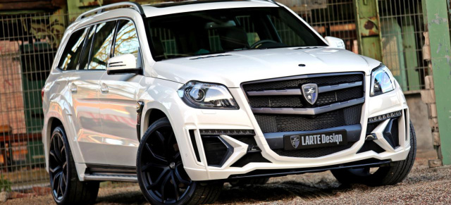 Der weiße Riese: Mercedes GL von LARTE: Performance-Kit für die GL-Klasse 