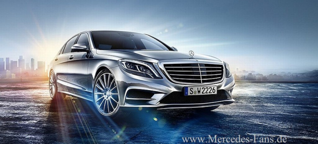 Durchgesickert: Erstes Pressefoto der Mercedes S-Klasse 2014: Im Netz gefunden: Offizielles Bildmaterial von der neuen Mercedes-Benz Oberklasse