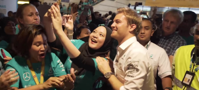 PETRONAS feiert den Formel 1-Weltmeister (Video): Großer Bahnhof für Formel-1-Champion Rosberg bei PETRONAS in Malaysia 