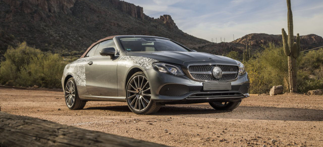 Vorschau: Das neue Mercedes-Benz E-Klasse Cabrio A238: Schöner Stern unter der Sonne: Erste Eindrücke vom neuen E-Klasse Cabriolet