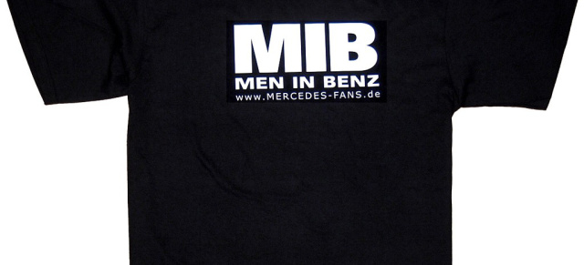 Die neuen T-Shirts "MEN IN BENZ"  sind da!: Die neuen T-Shirts von Mercedes-Fans.de sind ab sofort im Ebay-Shop erhältlich.