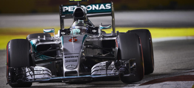 Formel 1: Großer Preis von Singapur, Rennen: Stumpfe Silberpfeile ohne Rennglück!