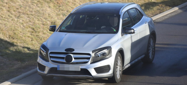 Erlkönig erwischt: Ausspioniert: Aktuelle Bilder vom Mercedes GLA Facelift