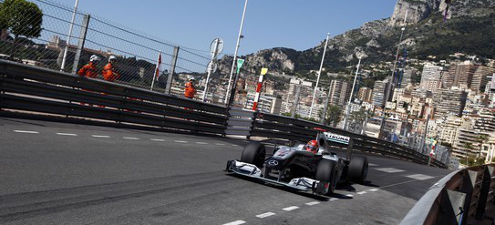 Formel 1: Qualifying GP Monaco: Rosberg sechster, Schumi siebter