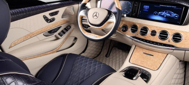 Innere Werte: TopCar möbelt Mercedes S-Klasse W222  auf: Der russische Veredler verwandelte die S-Klasse zur Luxus-Lounge  
