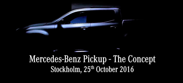 A new Star is born: Mercedes-Benz Pickup: Teaser-Video: Mercedes-Pickup Konzept zeigt sich im Kurzfilm