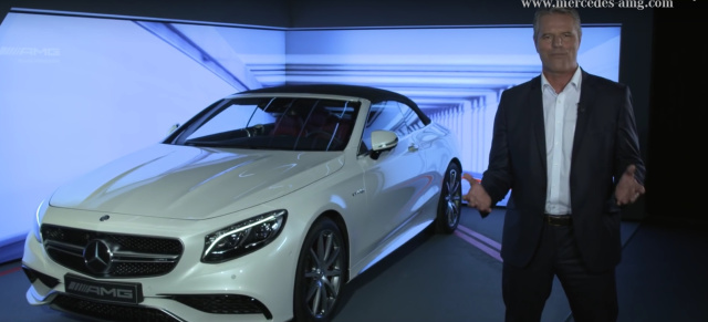 Video: TV-Moderator Jan Stecker präsentiert das S63 Cabrio: Der bekannte Motorjournalist stellt den neuen offenen AMG-Viersitzer vor