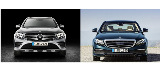 Mercedes E-Klasse und GLC:  Noch breitere Auswahl bei den Bestsellern: Mehr Mercedes: Elf neue GLC- und E-Klasse-Modelle	