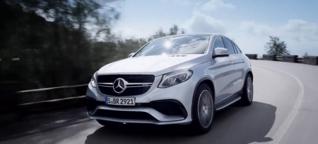 Teaser-Video: Mercedes-Benz GLE 63 AMG Coupé: Erste Bilder vom dynamisierten GLE Coupé