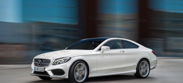 Kommt Ende 2015: Mercedes-Benz  C-Klasse Coupé: Die Showroompremiere des sportlichen Zweitürers ist auf Dezember 2015 terminiert