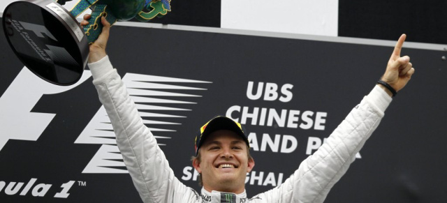 Formel 1 - GP China: Sieg für Mercedes: Nico Rosberg triumphiert beim Großen Preis von China 