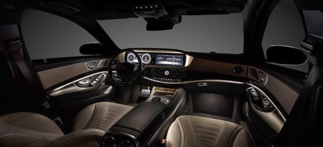 Luxus-Lounge: Erste offizielle Fotos vom Interieur der neuen Mercedes S-Klasse 2014: Innenansichten des Inneraums von der kommenden Oberklasse-Generation W222