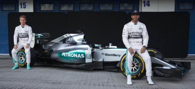 Formel 1: Premiere für Mercedes-F1 W06 Hybrid: Offizielle Vorstellung des neuen Silberpfeils