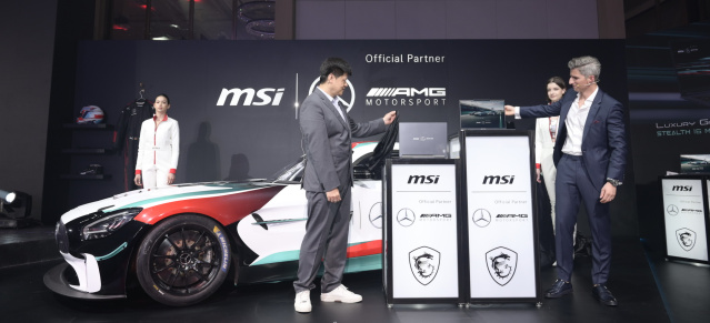 Neue Partnerschaft verbindet Motorsport und Gaming: Mercedes-AMG und MSI spannen zusammen