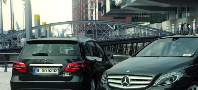 Auch sehr smart: car2go black - Carsharing mit Stern: Start des vollautomatisierten Carsharing-System mit Mercedes-Benz B-Klassen  Mitte Februar