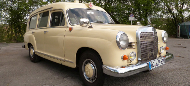 Krankentransportwagen: 1963er Mercedes-Benz 180 Dc Ponton KTW (W120)