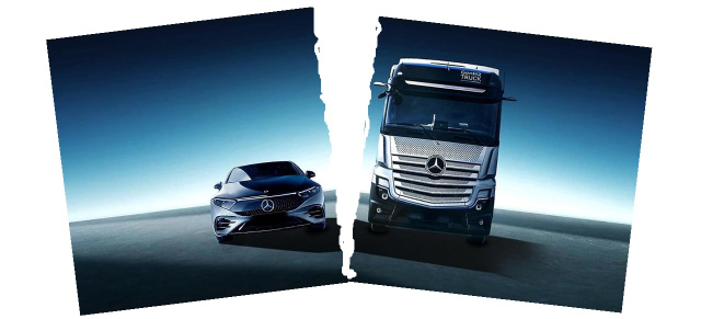 Daimler AG: Aufspaltung in Trucks und Pkw: 01.12.2021: Der Stern ist geschieden - Daimler Trucks und Mercedes Pkw gehen getrennte Wege