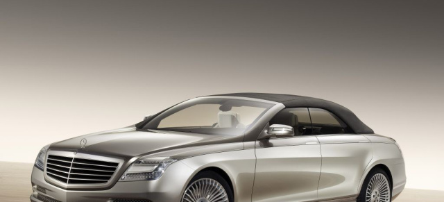 Neu im Mercedes-Benz Museum: Concept Car "Ocean Drive" : Das als Design Studie gebaute Unikat eines viertürigen  Luxus Cabriolets ist eine aktuelle  Sehenswürdigkeit 