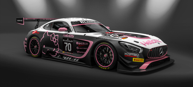 Kornely Motorsport und Kenneth Heyer starten 2017 in der Blancpain Sprint Series: Hello Kitty goes Racetrack!