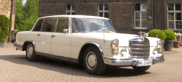 Damals wie heute Repräsentation pur: Von der Belgischen Regierung: 1970 Mercedes-Benz 600 (W100)