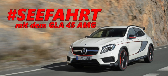 GTI-Treffen 2014: Seefahrt mit GLA 45 AMG: Mercedes-Fans.de fährt mit Mercedes GLA 45 AMG zum GTI-Treffen am Wörthersee - augenzwinkernder Radiospot wirbt für unser Magazin! 
