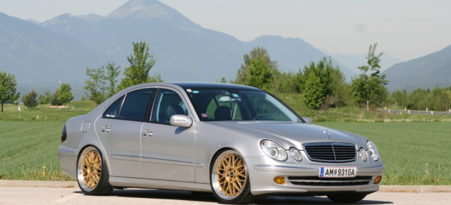 Mercedes E500: Gold und Silber lieb ich sehr: 2003er W211 zur automobilen Preziose veredelt