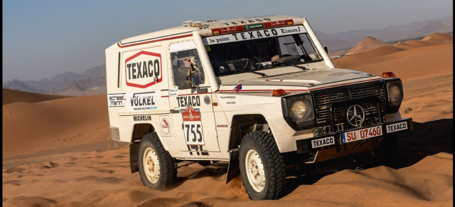 Spoileralarm: Team Völkel geht mit Mercedes-Klassikern bei der Classic Dakar an den Start: Machs noch einmal Jörg: 280GE auf den Spuren des Dakar-Siegers Jacky Ickx