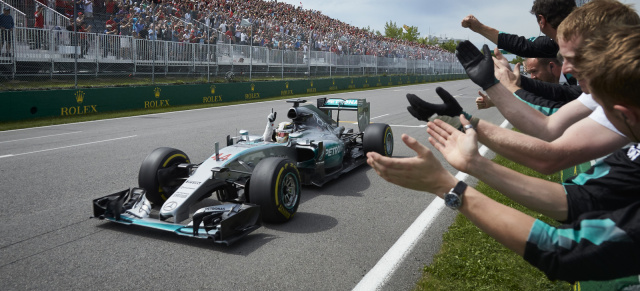 Formel 1: Großer Preis von Kanada, Rennen: Eine Macht-Demonstration von Hamilton und Mercedes-AMG!